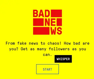 Bad News game (Bad News, 2021)